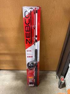 lot 86 image: Zebco 606 Fishing Rod & Tackle Set