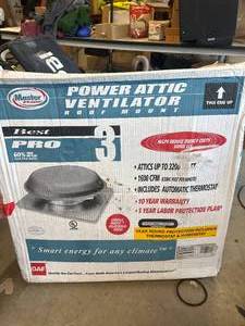 lot 90 image: New in Box Roof Mount Ventilator 1600 CFM