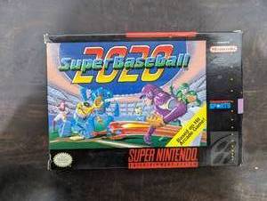 lot 14 image: SuperBaseball 2020 Super Nintendo Video Game