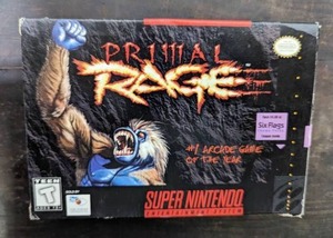 lot 24 image: Primal Rage Super Nintendo Video Game