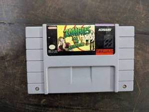 lot 46 image: Zombies Ate My Neighbors Super Nintendo Video Game