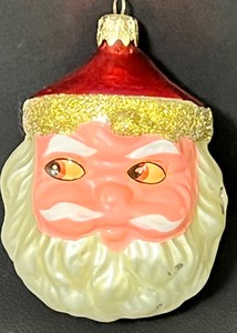 lot 344 image: Vintage Antique West Germany Santa Ornament