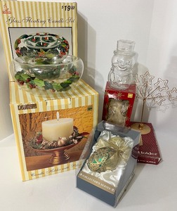 lot 346 image: NIB Boxed Christmas Decorations and More
