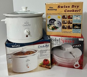 lot 351 image: 6 qt. Rival Crock-Pot and More