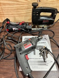 lot 363 image: SKIL Hammer Dril, Black & Decker Jig Saw and RotoZip
