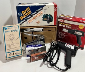 lot 373 image: Assorted Garage Gadgets including Heat Gun