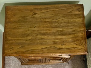 lot 11 image: Vintage DREXEL HERITAGE Chartwell Design Wood Nightstand