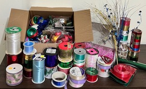 lot 389 image: Wrap it up  Assorted Gift Wrap Ribbon and More