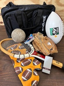 lot 400 image: Sports Equipment and New Targus Bag