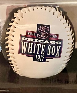 lot 35 image: Play Ball White Sox - World Series Champion Baseball Set & Cincinnati Reds Framed Photos
