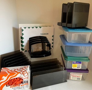 lot 160 image: Get Organized  Office File Holders, Storage and More