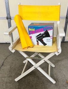 lot 401 image: Directors Chair and Megaphone