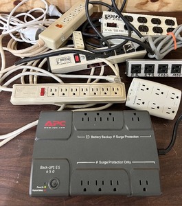 lot 404 image: APC Battery Backup Surge Protector and More