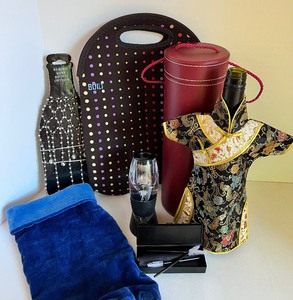 lot 105 image: Pop the cork Its Wine Time Vinturi Aerator and More