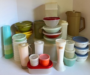 lot 108 image: Vintage Tupperware Galore  With BONUS