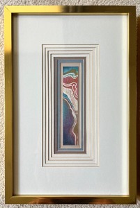 lot 129 image: Post Modern Abstract Art Trio