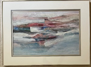 lot 133 image: Contemporary Abstract Mixed Media Artwork