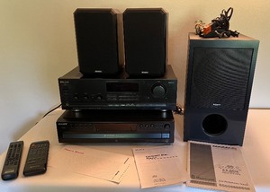 lot 67 image: Stereo - BOSTON Speakers, SONY Subwoofer, SONY CD Player, SHERWOOD Receiver