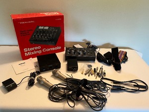 lot 72 image: Sound Mixing Boards, Microphones, Sound Equipment, Cords and Plugs
