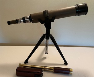 lot 80 image: Tasco Telescope and Decorative Pocket Telescope