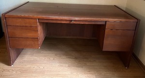 lot 82 image: Executive Wooden Desk