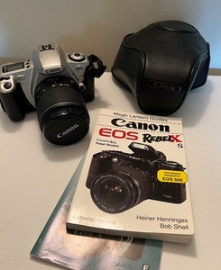 lot 86 image: CANON - Rebel Camera with Manuals