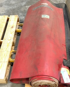 lot 99 image: Red Rubber Belting 48 inches wide