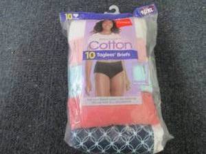 10 pk Hanes Ladies Brieffs Size 9...