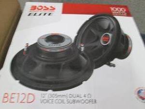 Boss Elite 12 Dual 4-Ohm Voice Coi...