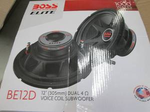 Boss Elite 12 Dual 4-Ohm Voice Coi...