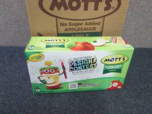 4- 12(3.2 oz) pks Motts Applesauce...