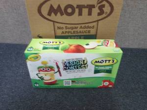 4- 12(3.2 oz) pks Motts Applesauce...