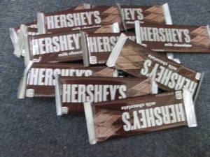 12- 1.55 oz Hersheys Candy Bars...