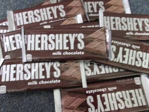 12- 1.55 oz Hersheys Candy Bars...