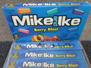 12- 5 oz Boxes Mike & Ike Berry Bla...