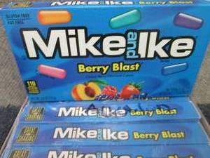 12- 5 oz Boxes Mike & Ike Berry Bla...
