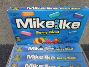 12- 5 oz Boxes Mike & Ike Berry Bla...