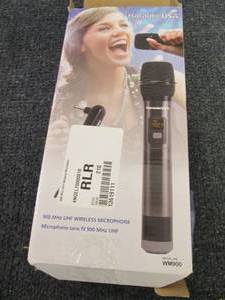 Karaoke USA 900MHz UHF Wireless Mic...