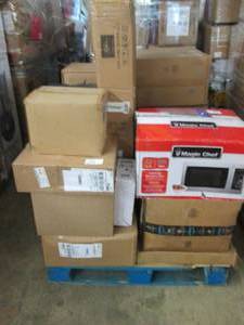 Pallet of Items with Issues for Rep...