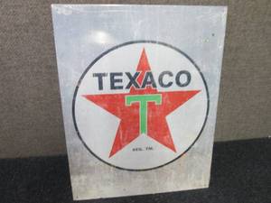 Metal Texaco Sign 16x12.5 inches...