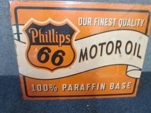 Metal Phillips 66 Sign 16x12.5 inch...