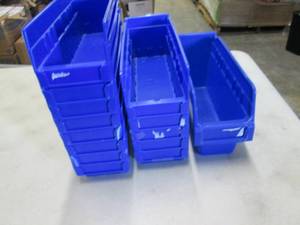 14 Blue Organizing Bins...