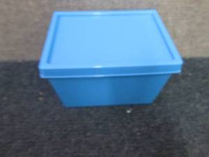 Case of Blue Plastic Snap Lid Boxes...