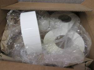Case of 4 - 5000ct Rolls White Labe...