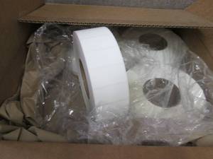 Case of 4 - 5000ct Rolls White Labe...