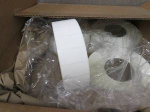 Case of 4 - 5000ct Rolls White Labe...