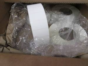 Case of 4 - 5000ct Rolls White Labe...