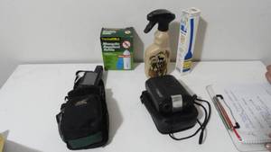 lot 183 image: Mosquito Repellant, Survival Straw, Scent killer, Magellan GPS 315 with case, Binocular