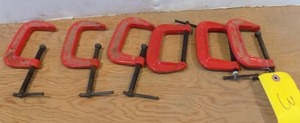 lot 3 image: 6 - 3 C clamps
