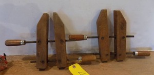 lot 4 image: 2- Jorgensen wood clamps